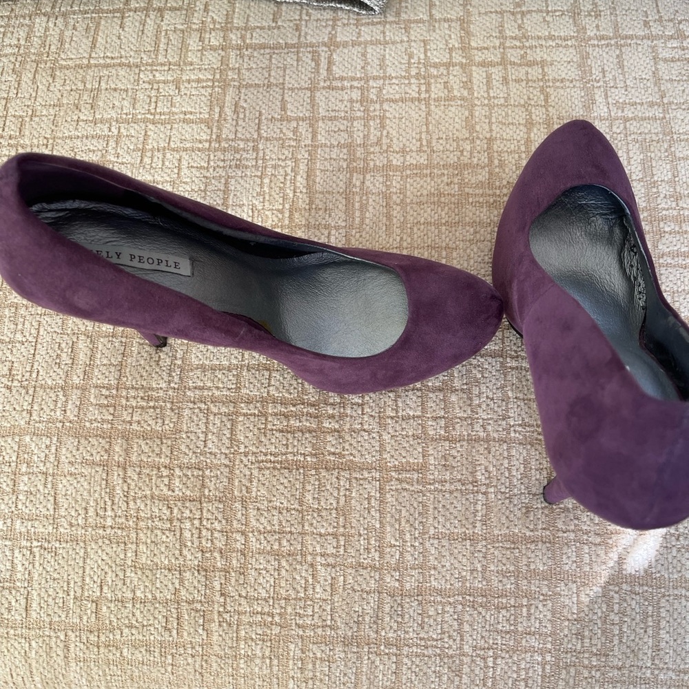 Purple shoes